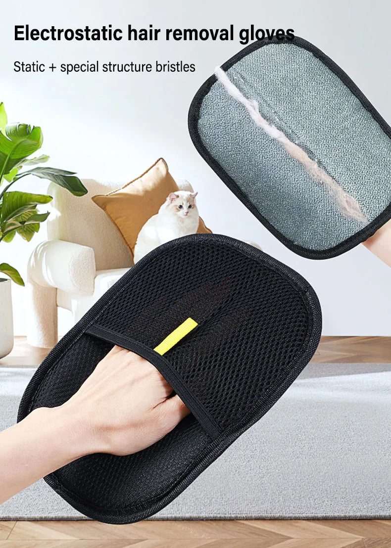 Electrostatic Pet Hair Remover Glove